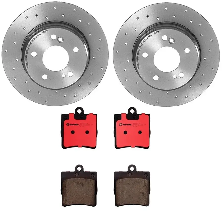 Brembo Ktx0055 Brake Pad And Rotor Kit 1