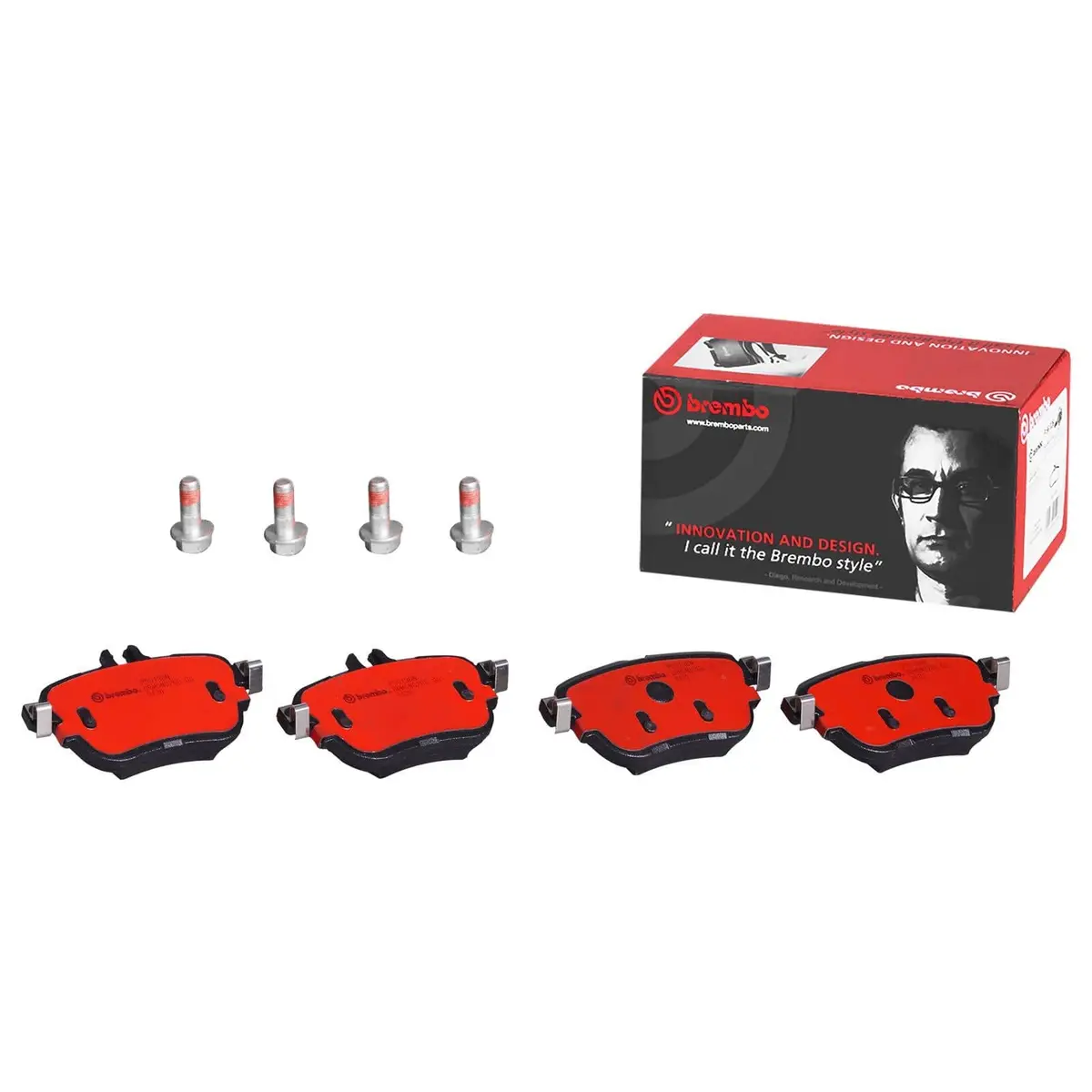 Brembo P50136N Nao Ceramic Brake Pads – Quiet, Low-Dust Performance Friction Material 1
