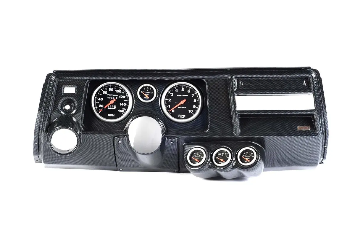 Classic Thunder Road 103690123 Instrument Panel – Custom Dash With Autometer Gauges 1