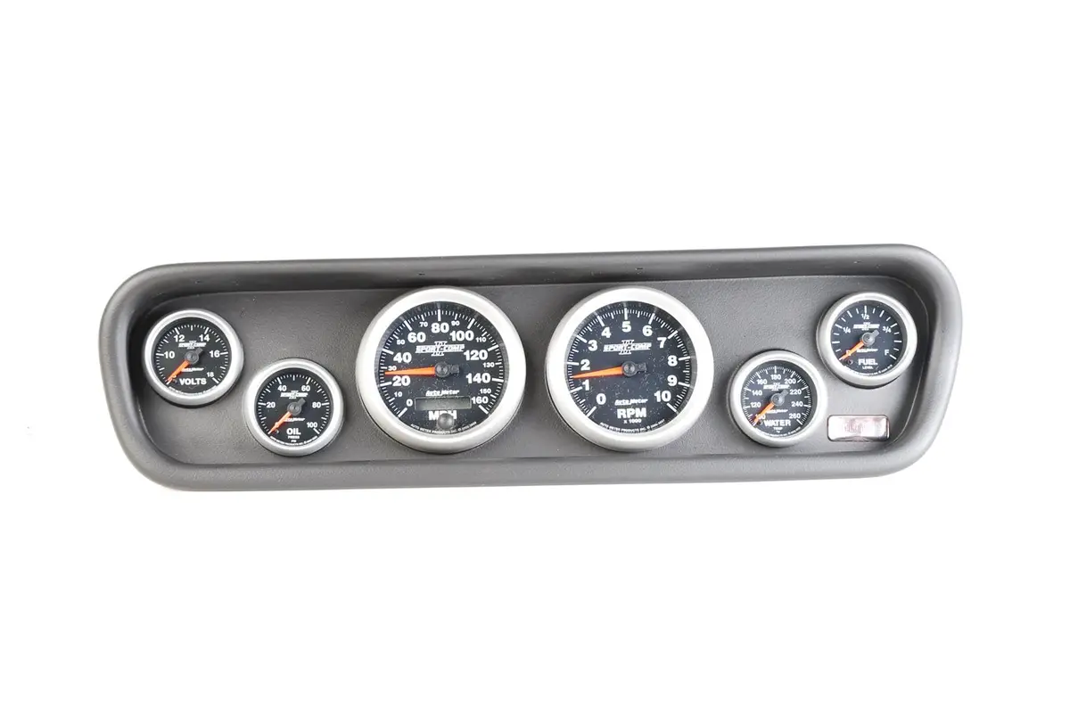 Classic Thunder Road Custom Instrument Panel With Autometer Gauges – 612640911 1