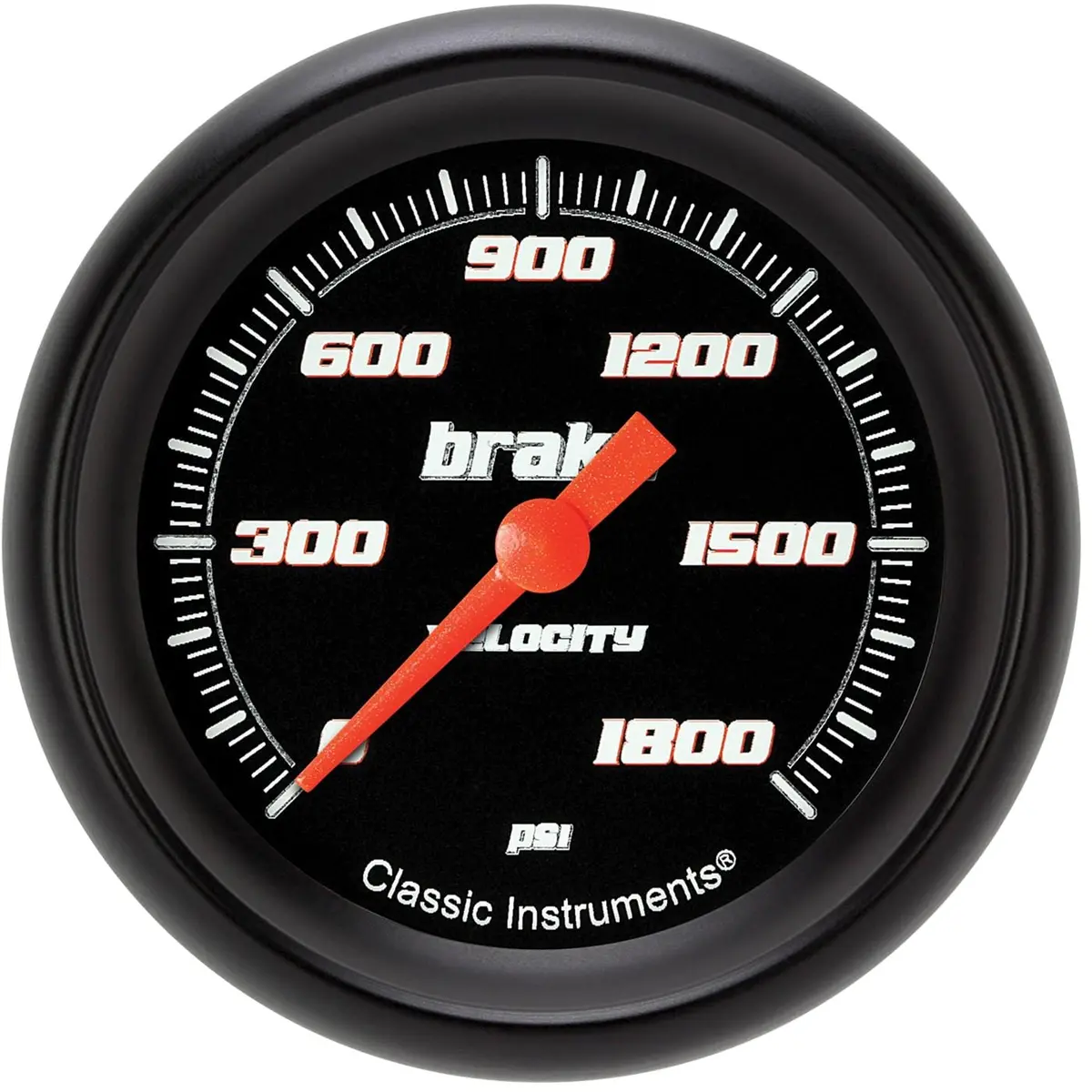 Classic Instruments Vs367Bbpf Velocity Series Black Dial Gauges 1