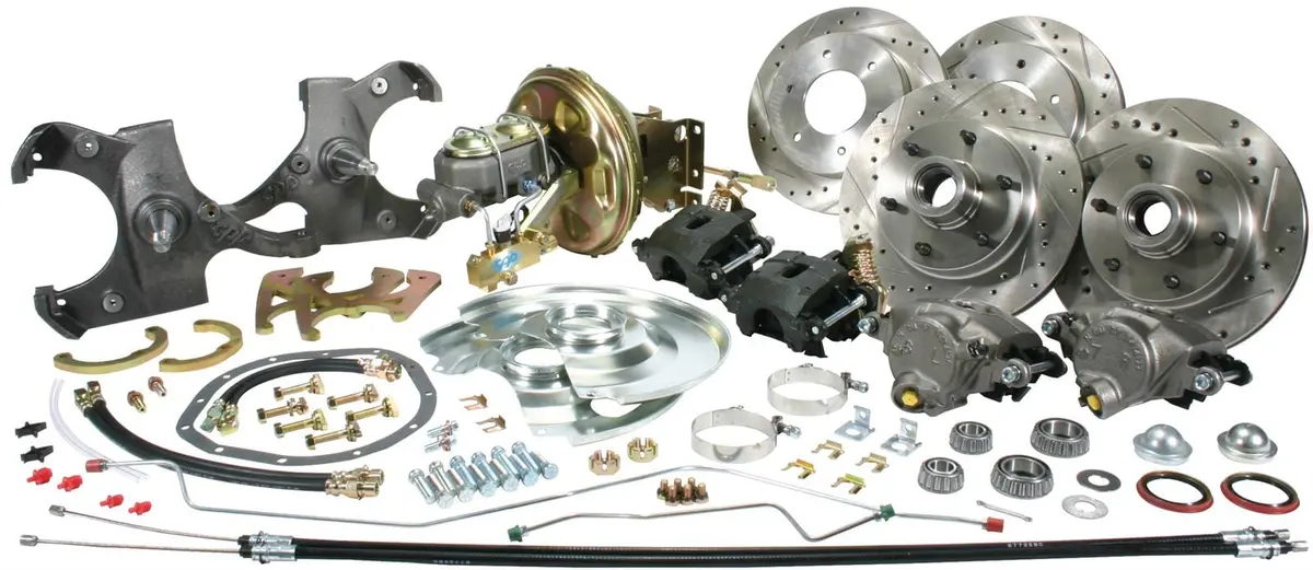 Classic Performance Front Disc Brake Conversion Kit – Includes Calipers & Rotors (7172Frbk-5) 1