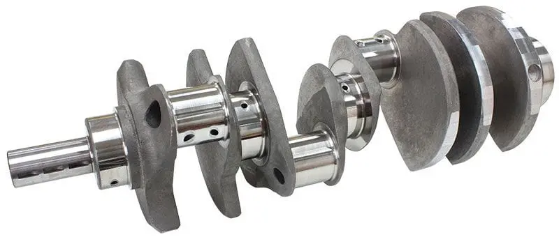 4340 Forged Steel Crankshaft – 3.850" Stroke, Internally Balanced, Precision Ground (Ea435638506000) 1