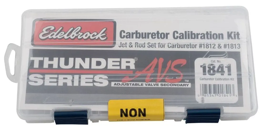 Edelbrock Ed1841 Thunder Series Avs Carburetor Calibration Kit – Jet & Rod Tuning Package 1