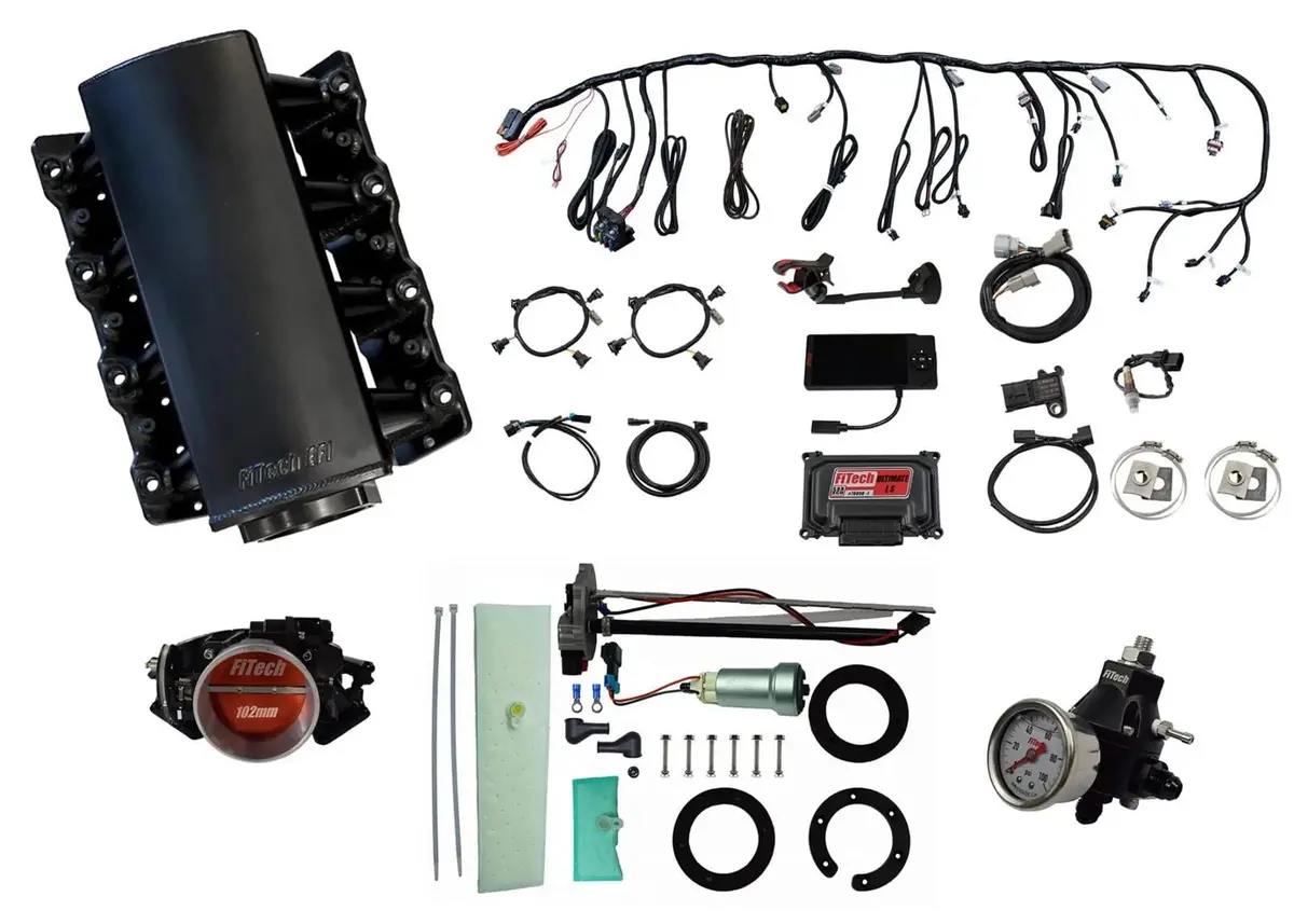 Fitech 76104 Ultimate Ls Efi System – 750 Hp With Go Fuel In-Tank Module 1