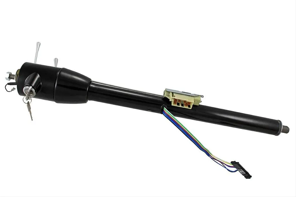 Flaming River Fr30002-35Bk Tilt Floor-Shift Steering Column – Black Finish 1