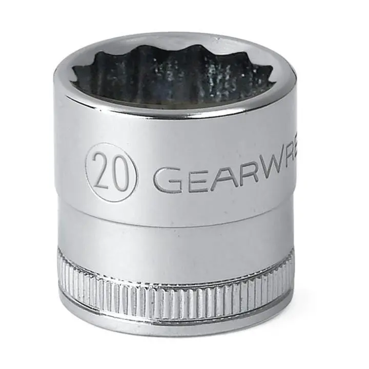 Gearwrench 80806 Standard Socket Set – 6-Point Chrome Vanadium 1