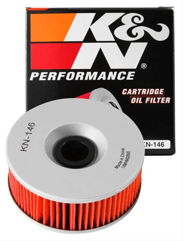 K&N Powersports Premium Oil Filter – Kn-146 (Motorcycle & Atv Compatible) 1