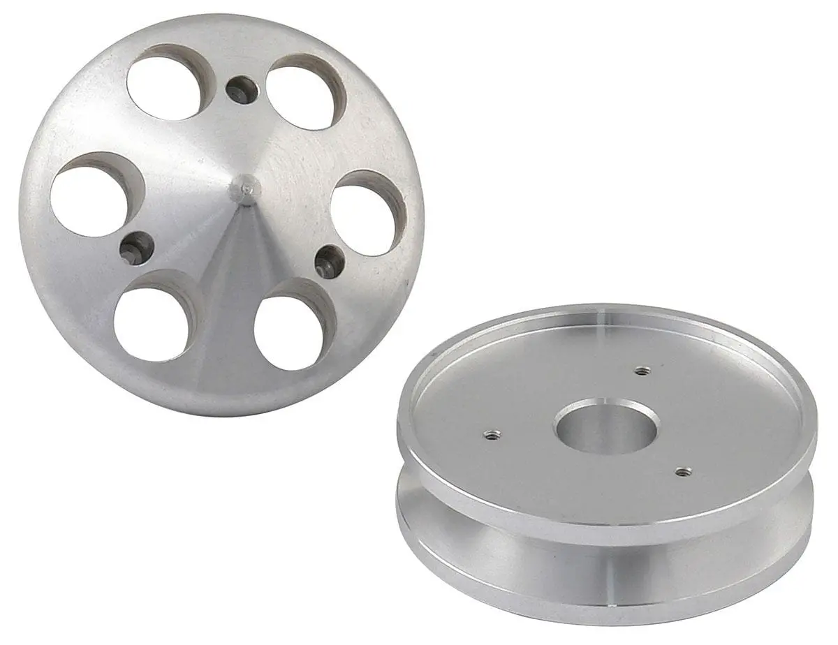 Mr. Gasket Billet Aluminum Alternator Pulley With Nose Piece – Single Groove 1