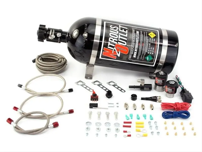Nitrous Outlet 00-10016-12 Efi Single-Nozzle Nitrous System Kit 1