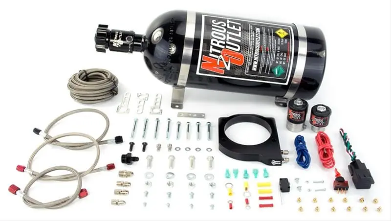 Nitrous Outlet 00-10115-00 Nitrous Plate System – Tunable Dry Or Wet Nitrous Delivery 1