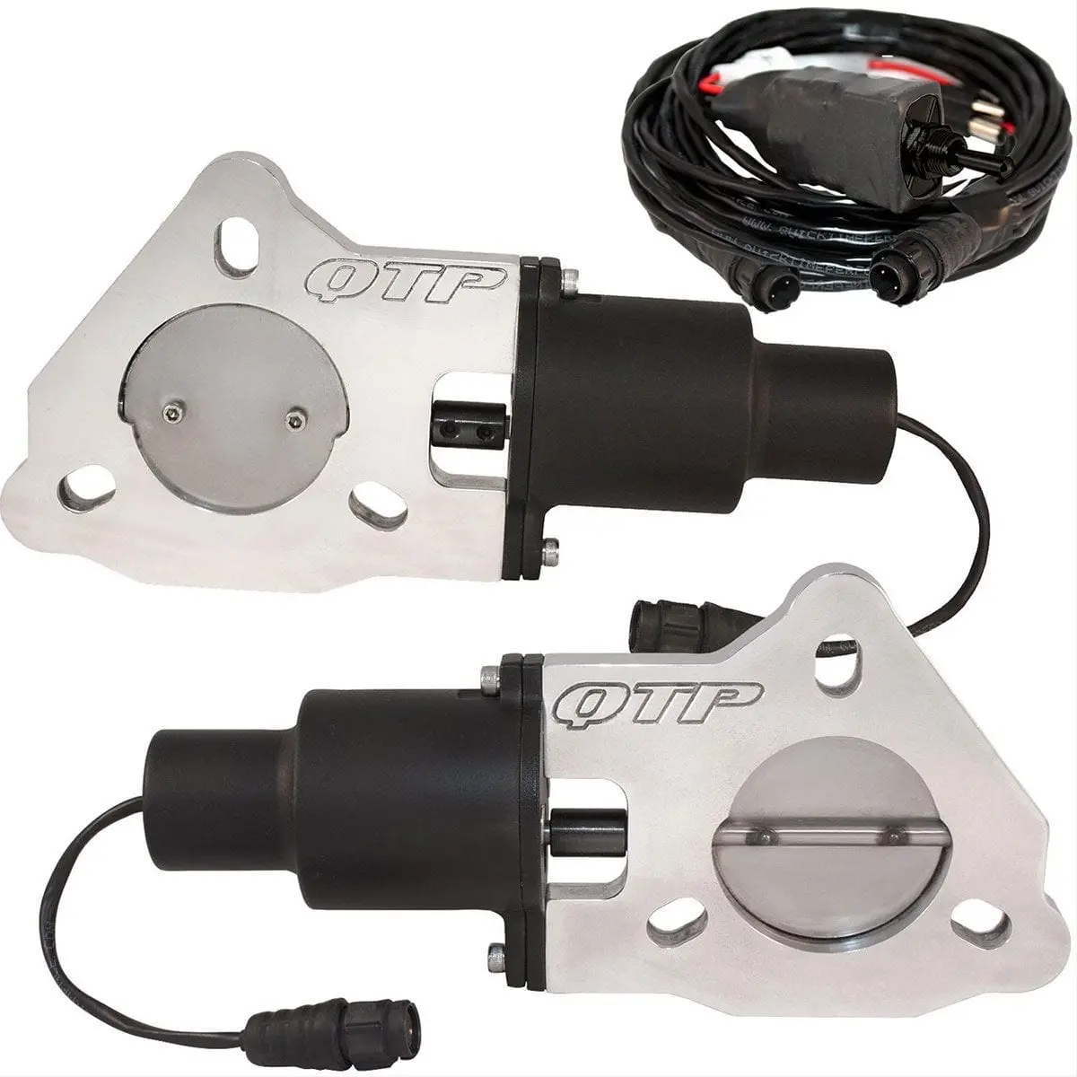 Qtpec50 Dual 2.5" Electric Exhaust Cutout System With Remote Control 1