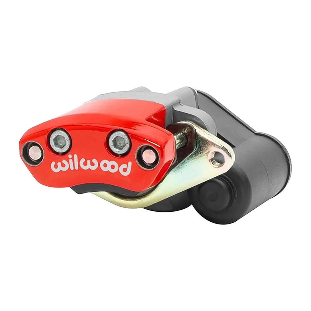 Wilwood Electronic Parking Brake Caliper – Rear Disc, Red Finish, Integrated Motor 1