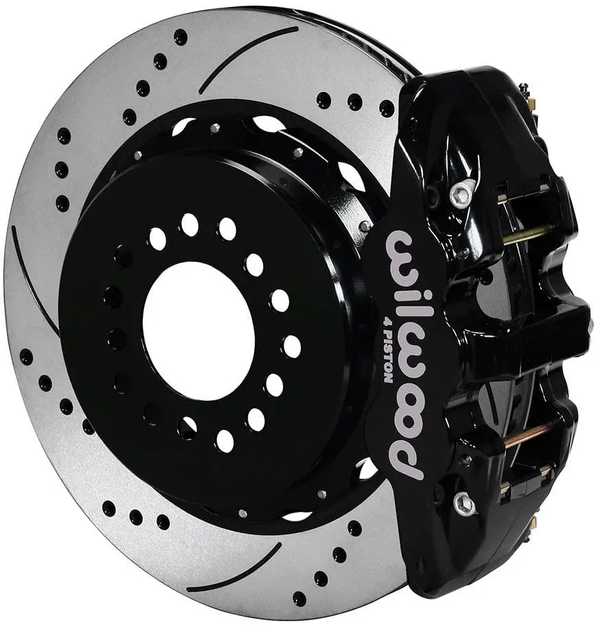 Aero4 Wb140-10947-D Big Brake Rear Conversion Kit – 4-Piston Calipers, 14" Rotors 1